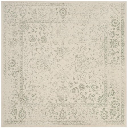 Safavieh 4 x 4 ft. Adirondack Power Loomed Square Area Rug Ivory & Sage ADR109V-4SQ